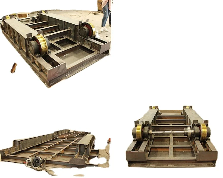 Wireless Remote Control Material Handling Trolley Trackless Electric Motorized AGV Transfer Cart