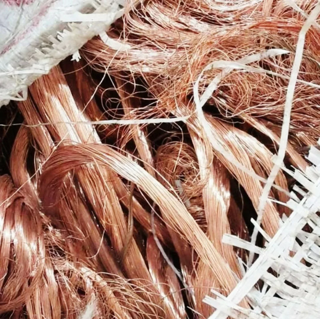 Raw Copper Wire Scrap 99.99% Purity High Quality Hot Selling Factory Wholesale Bulk Best Conductivity Copper Electrical