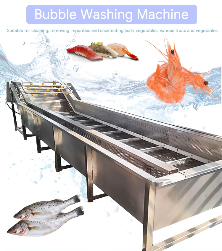 Industrial Supplier Seaweed Leaf Washing Machine Fruit and Vegetable ...