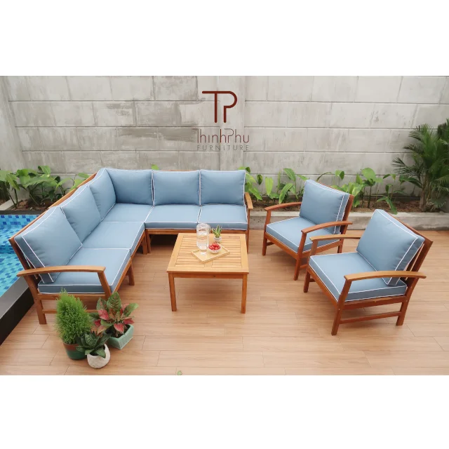 Modern New Luxury Style Wood Garden Furniture Sofa Set Modules With Various Price Options Buy