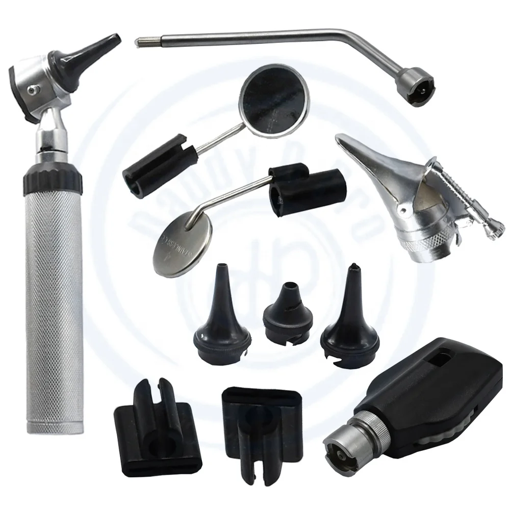 ENT Medical Diagnostic Sets Ophthalmoscope Otoscope ENT Diagnostic Sets Stainless Steel ENT Instruments Kit Reusable Ce Approved