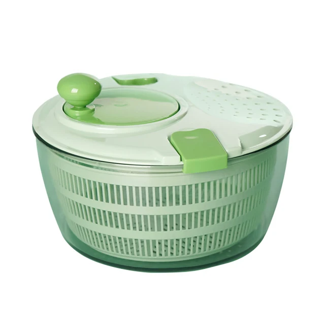 Овощной фруктовый Роторный Ручной осушитель с пластиковым фильтром для воды корзина салата инструменты