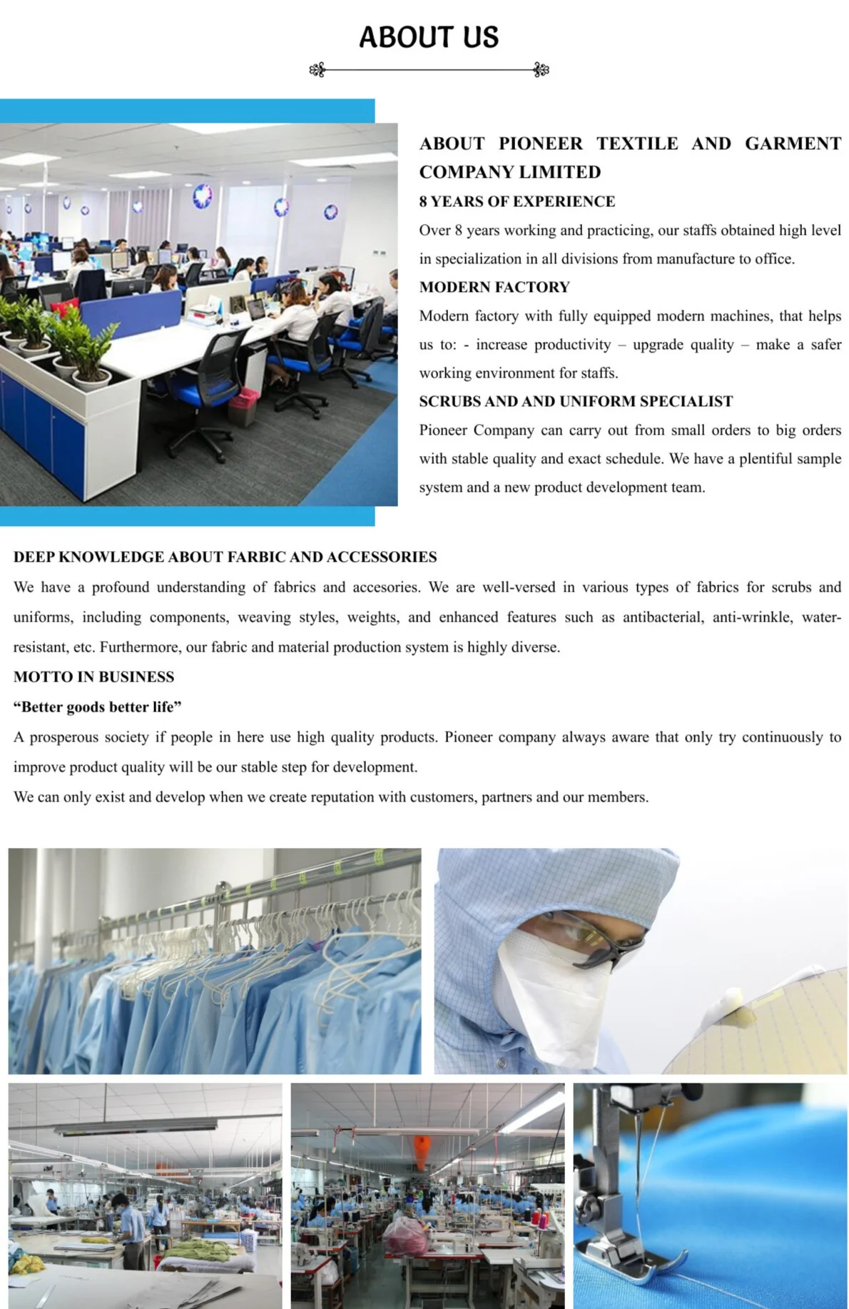 Top Quality Hospital Uniform Medical Scrubs From Vietnam Spandex