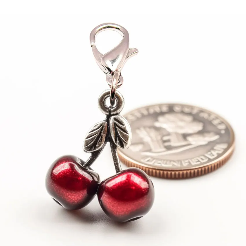Custom Made Clip on Soft Enamel Metal Zipper Charms