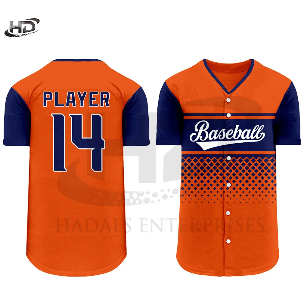 Breathable High Quality Baseball Uniform Short Sleeves Baseball Uniform Bulk Baseball Uniform