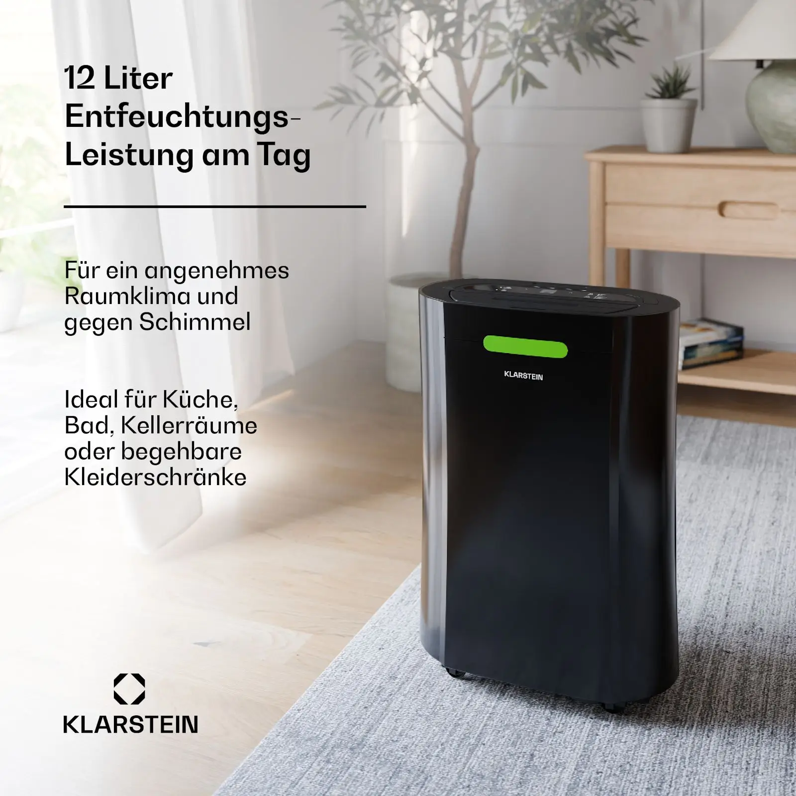Dehumidifier, 12L, Portable, 15-18, m2 - detail 6