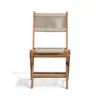 Silla Plegable de Teca con Cuerda