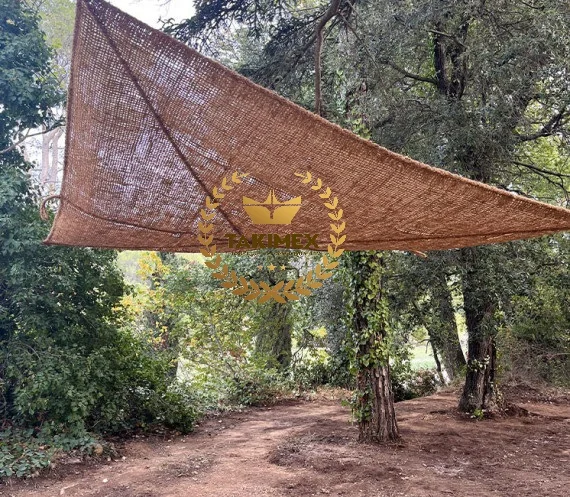 Coconut Coir Fiber Waterproof Shade Sails Triangle Shade Sails Nets