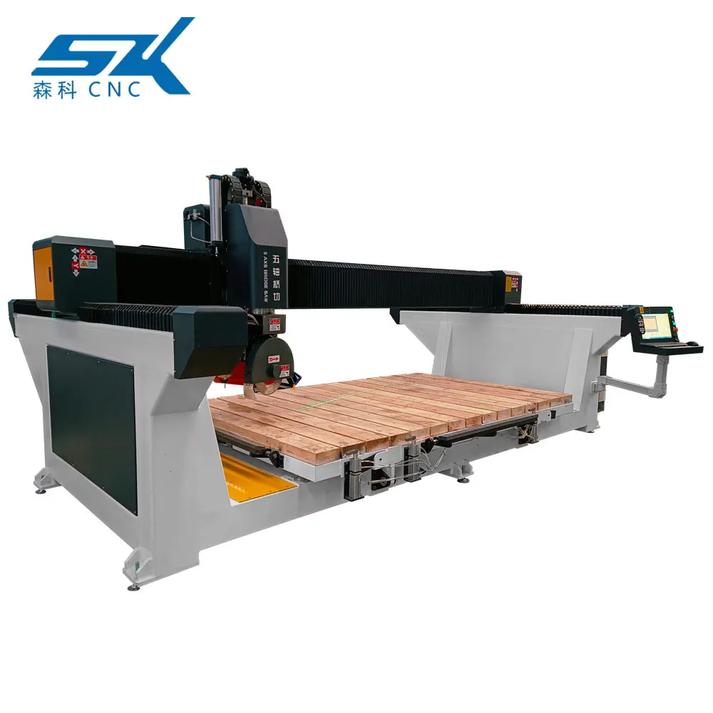 5 Axis 3220 Natural Chain Bridge Saw Stone Black Cutting and Polishing Machines for Laterite
