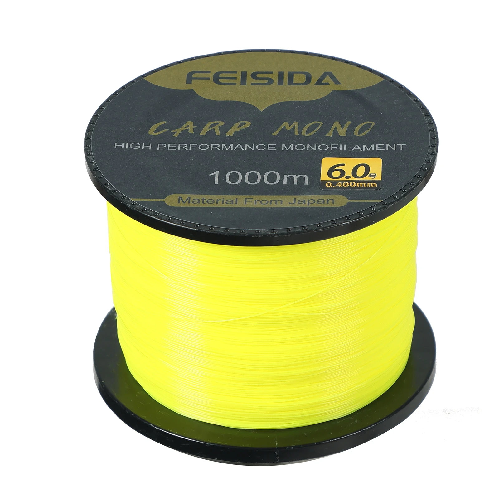 Feisida Fluorescent Yellow Nylon Carp Line