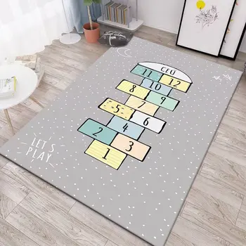 Hot Sale Kid Crawling Carpet Children Toddler Thermal Rug Game Educational Home Decor Rug 3d Print Race Track Play Carpet