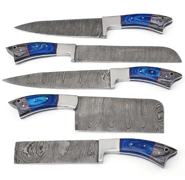 High Quality Folding Knife Damascus Steel Hunting Outdoor Pocket Knife With Leather Sheath Easy