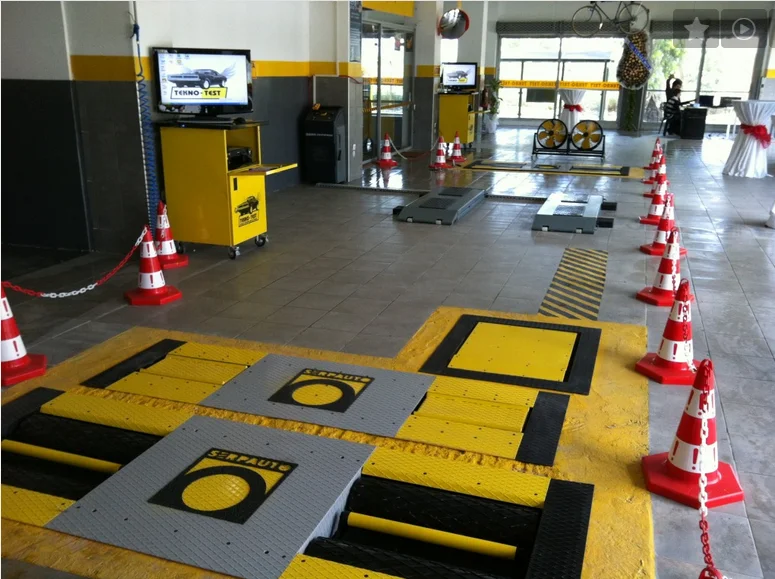 Inertial Chasis Dynamometer Roller Brake Tester Suspencion Tester Side Slip Tester Safety Test Reception