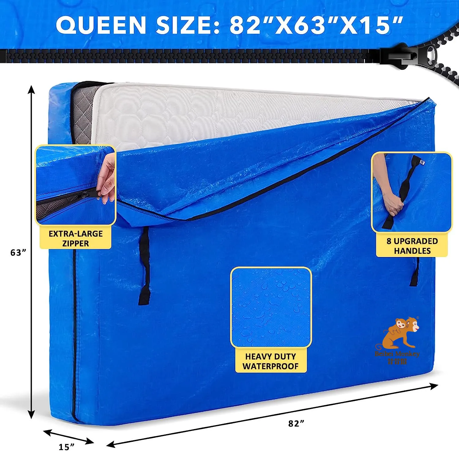 Factory Direct Sales Mattress Bag For Moving And Storage,Heavy Duty