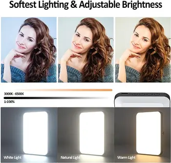 Rechargeable Selfie Light Phone LED Light with Adjustable Brightness Perfect for Selfies, Makeup, TikTok, Live Streaming detail image