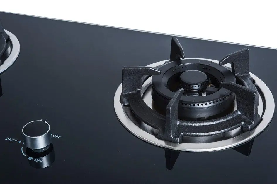 Высококачественная стеклянная двухгорелка Sunhouse Встроенная газовая плита SHB7736 оптовая продажа газовых кухонных столешниц сделано во Вьетнаме