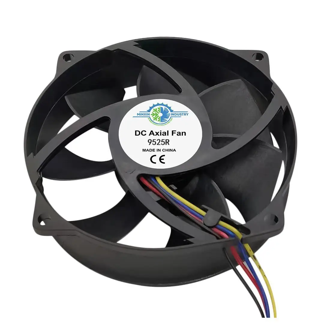95x95x25 High Temperature Resistance 95mm 4000 Rpm Heat Sink Computer Cooling Axial Fan