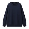 Navy blue-round neck