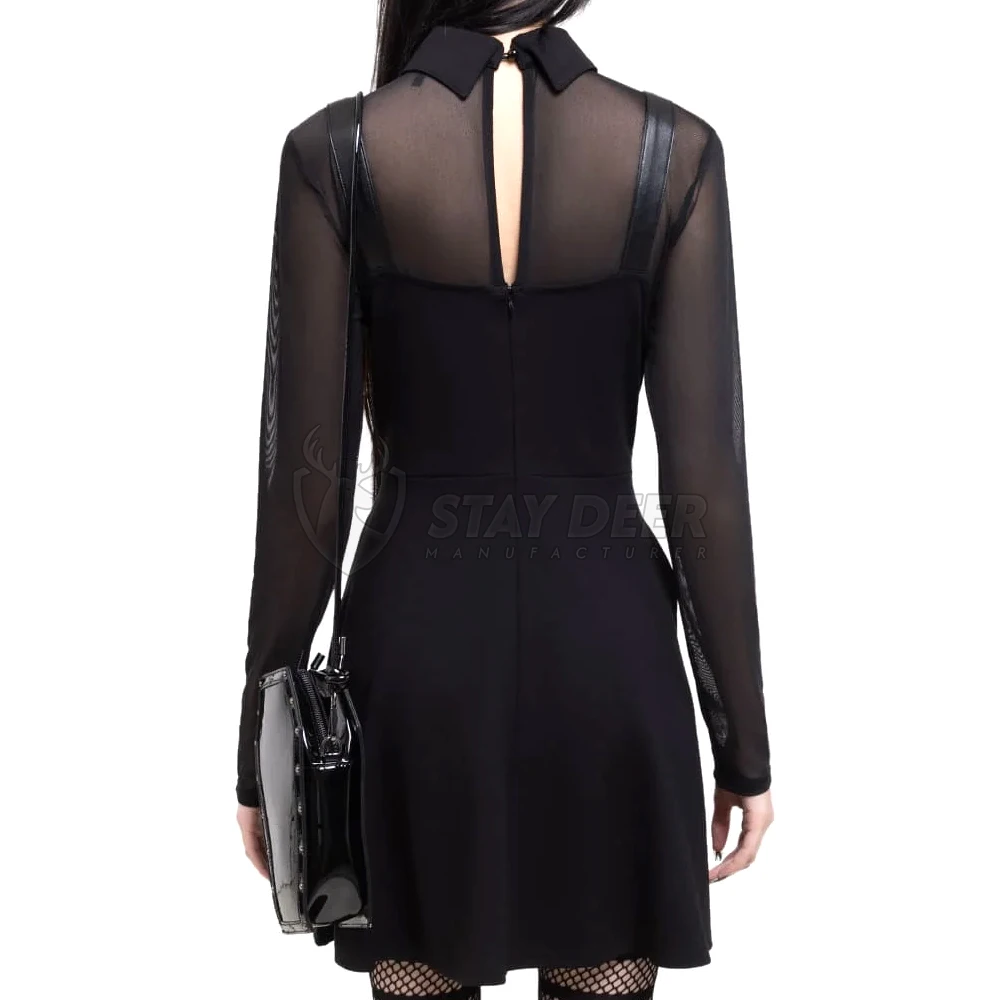 grunge skater dress Venom Print Distressed Skater Dress | Alternative Clothing Store