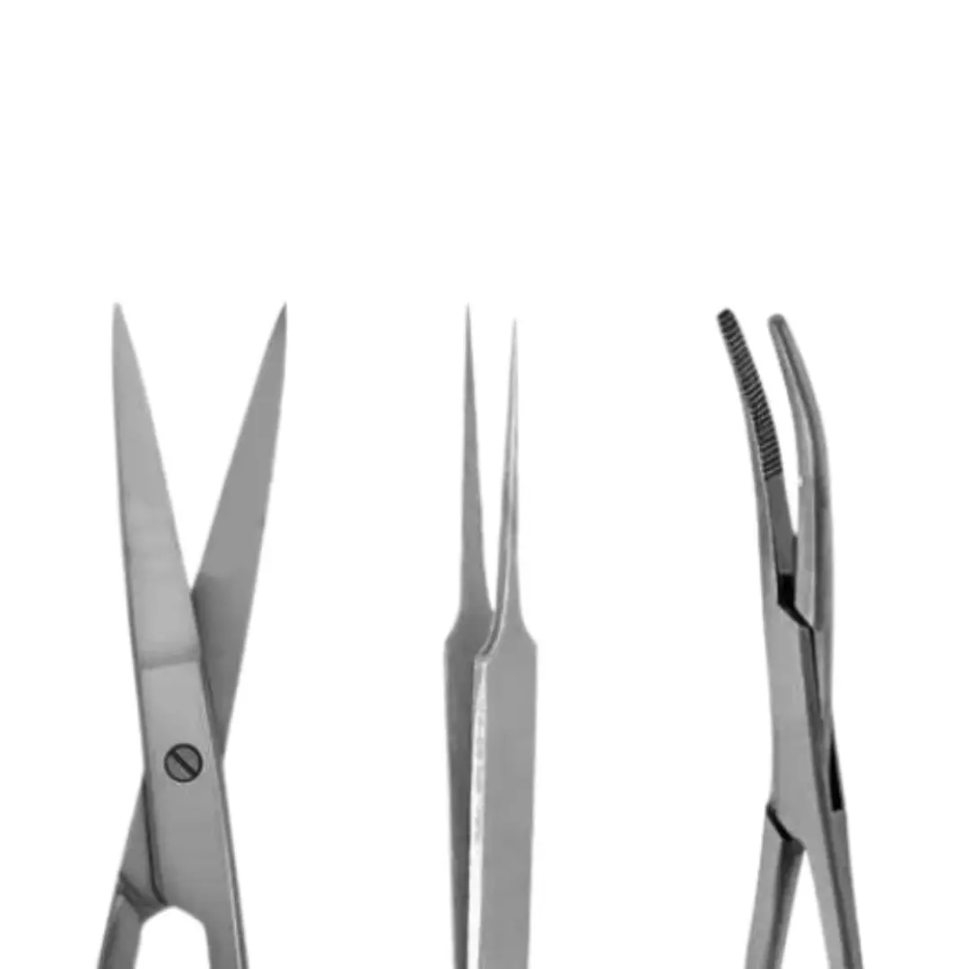 Professional Bird Dissection Kit Veterinary Avian Anatomy Instruments Dissection Set Frazier Suction Tube Medic Instrument