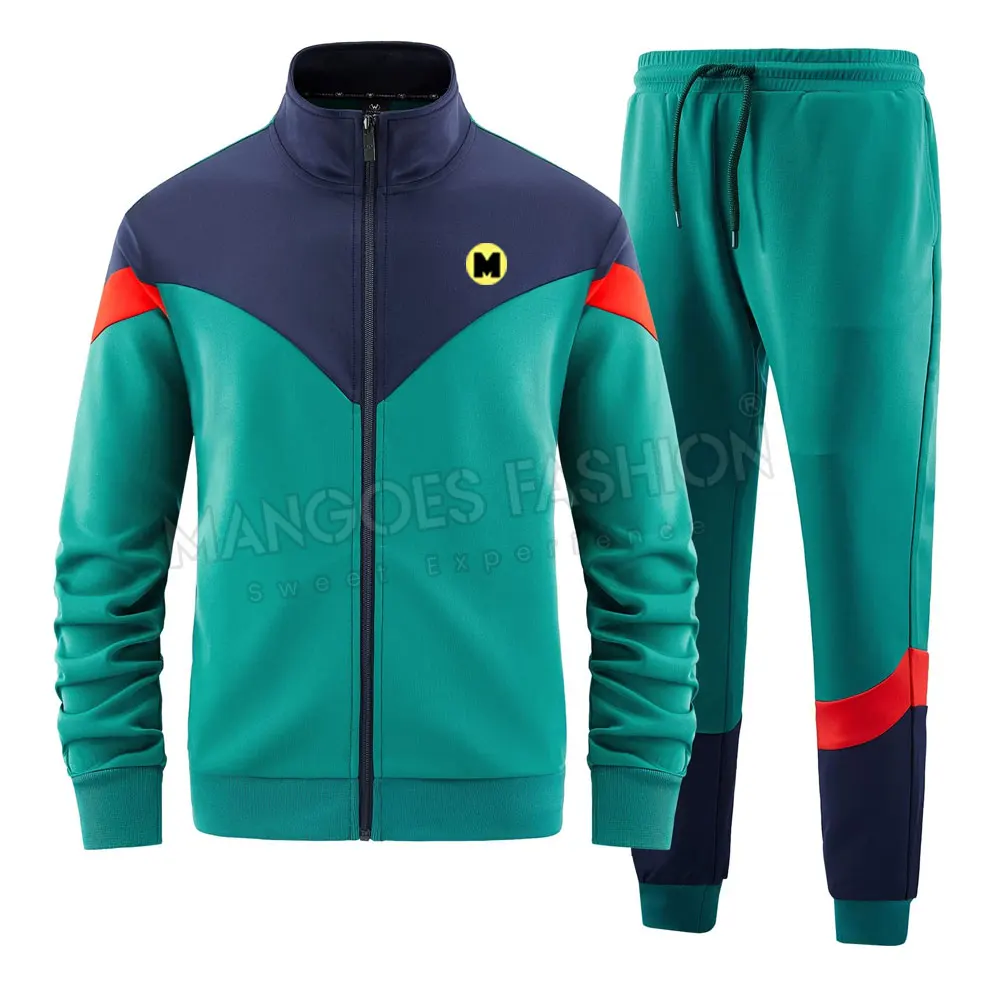 Custom Men Slim Fit Sports Tracksuits Set Fitness Sports Tracksuit