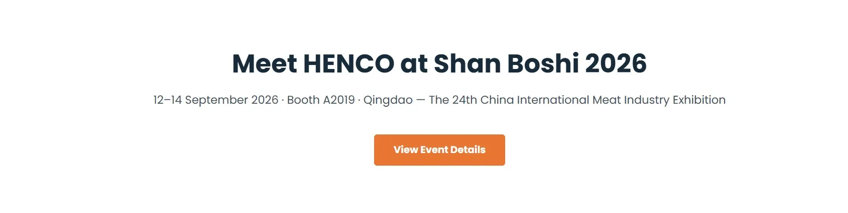 HENCO at Shan Boshi 2026 Invitation