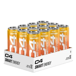 Original C4 Smart Sugar-Free Energy Drink Wholesale Prices Power Ginseng Carbonate Ingredients