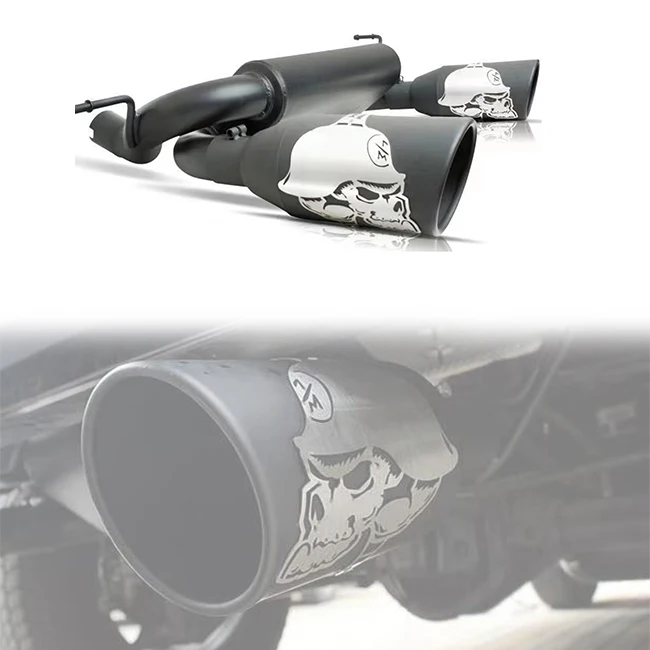 Luma 4x4 Car Accessories Car 2 / 4 Door Exhaust For Jeep Wrangler JK 2007-2017