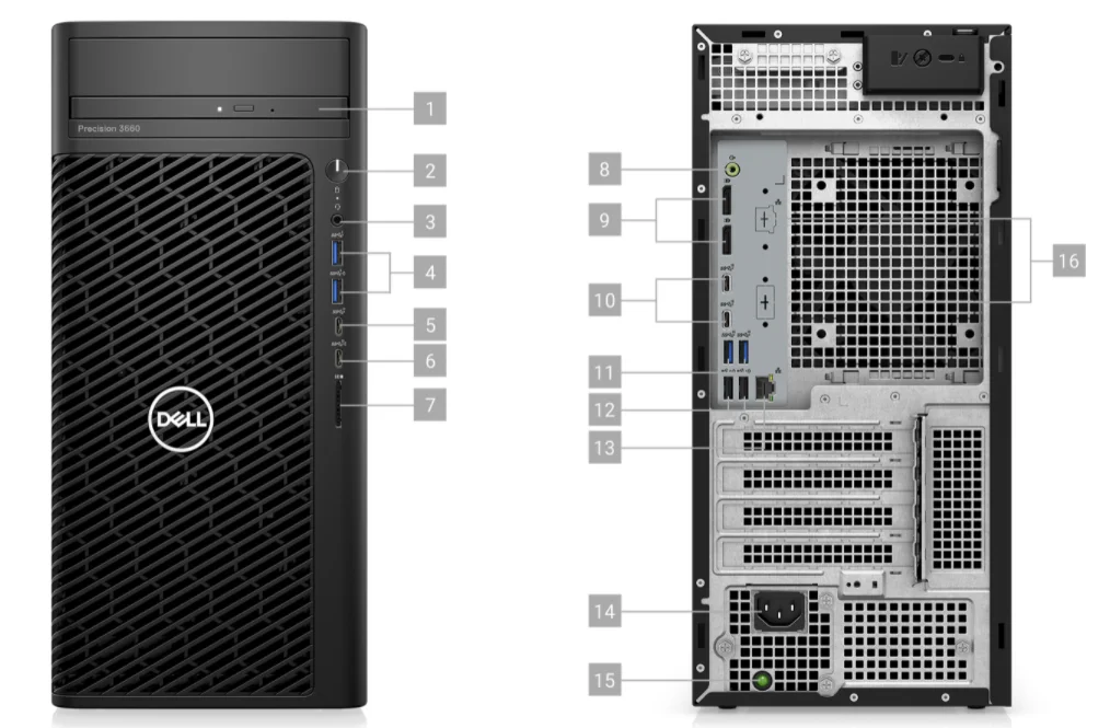 Dell Precision 3660 Workstation - Power and Precision