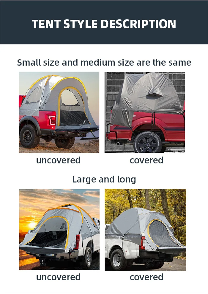 Car Rooftop Tent Automatic Glamping Tents Camping Outdoor Oxford Big Camping Ultralight