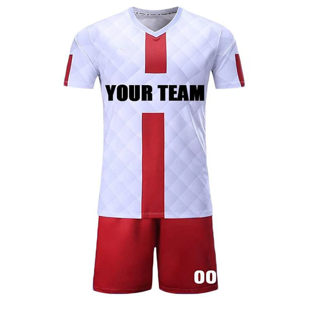 Factory Make Soccer Jersey Customized Top Quality Football Uniform Sports 100% Polyester Soccer Uniform