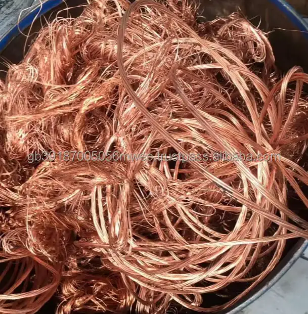 Copper Wire Scrap 99.95% Cu (Min) Bulk Copper T2 Industrial Grade with 50 Tons MOQ