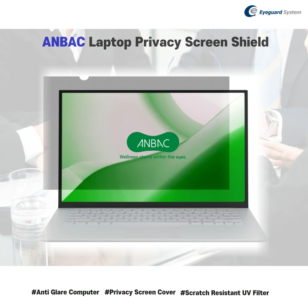 Anbac Laptop Privacy Screen Shield/anti Glare Computer Privacy Screen
