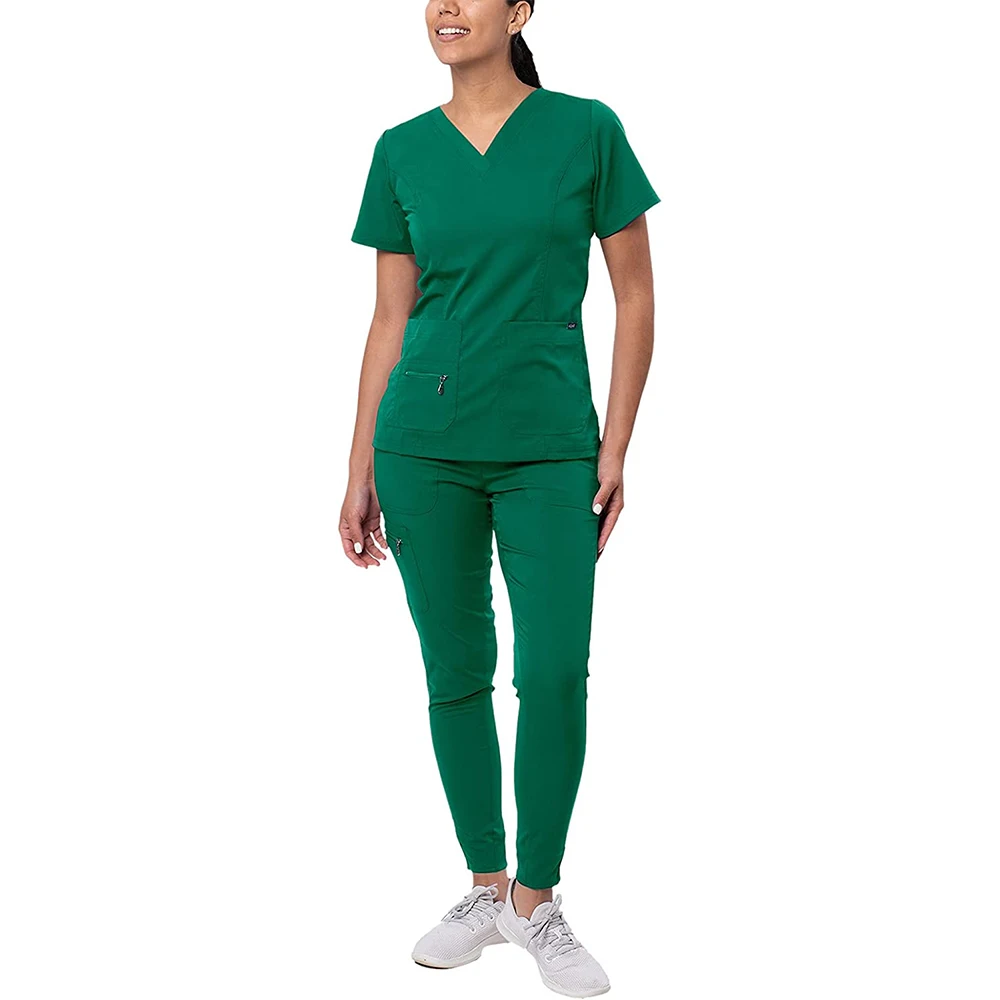 Wholesale Hospital Uniforms Medical Scrubs Nurse Short Sleeve Scrubs ...