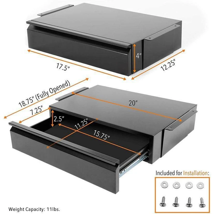HUIYANG, скрытый ящик для хранения стоя, выдвижной ящик для стола