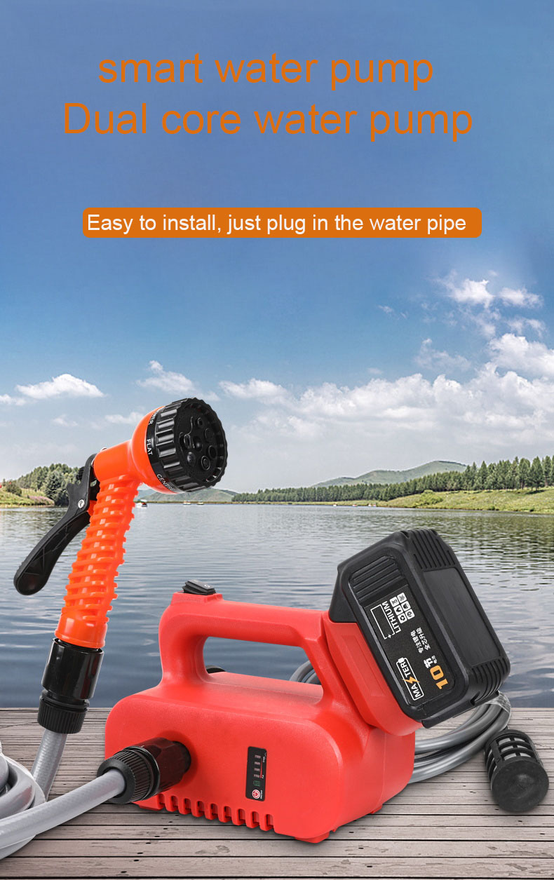 China Lithium Battery Water Pumping Machine Electric Water Pump For
