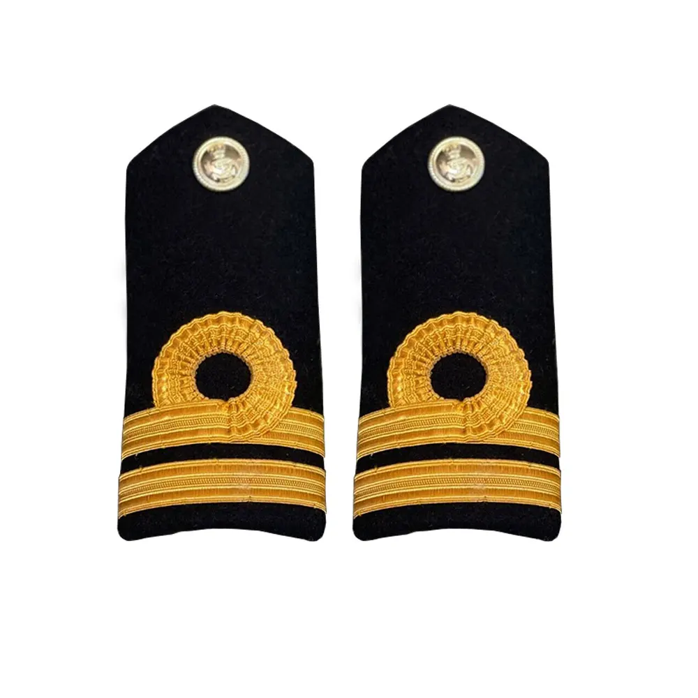 New Arrival Customized Size Uniform Shoulder Boards Epaulets Ceremonial Uniform Pilot Shoulder Ranks