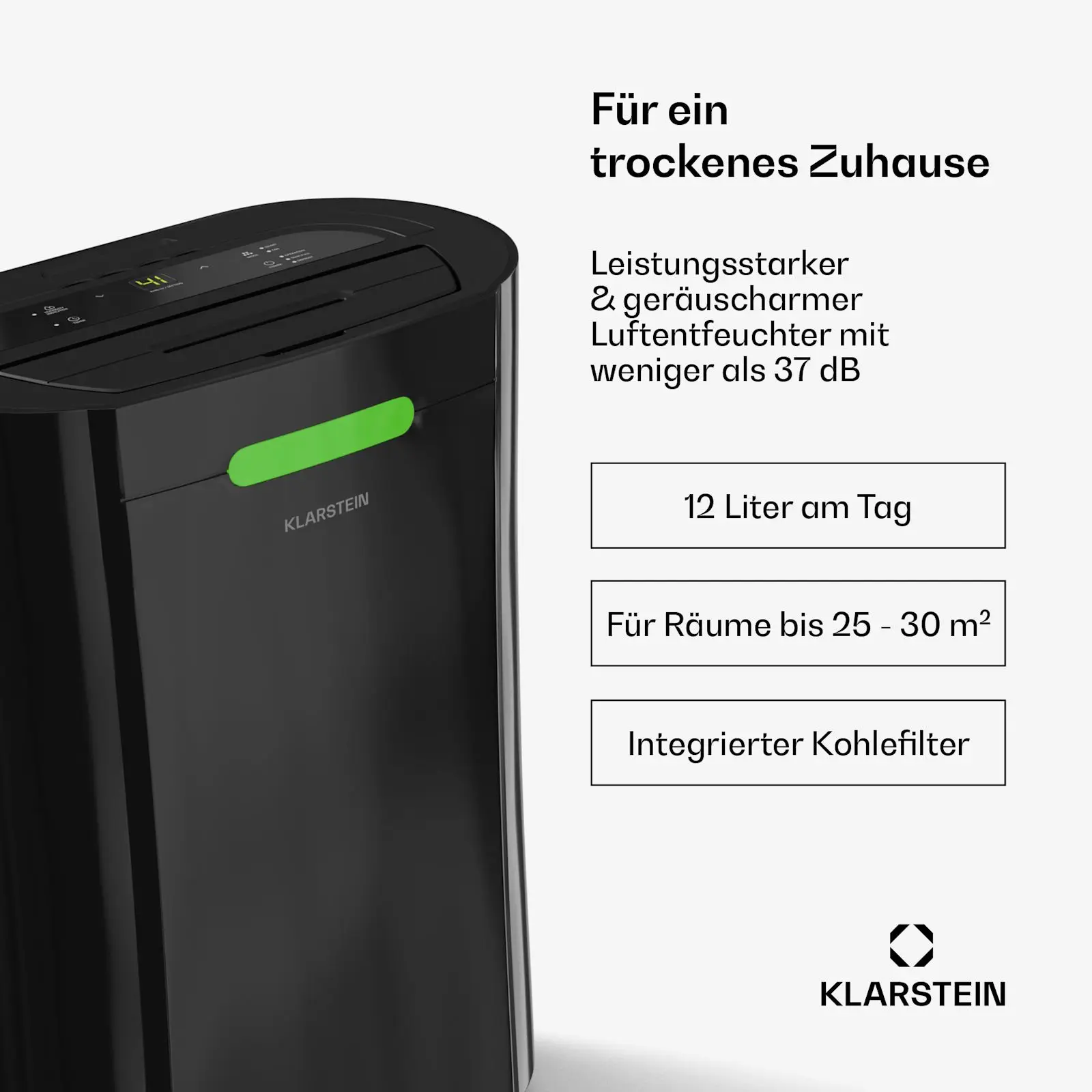 Dehumidifier, 12L, Portable, 15-18, m2 - detail 4