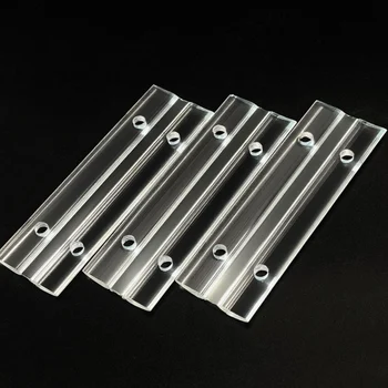 OEM Acrylic Hinge Custom Plastic Punching Hinge CNC Clear Transparent Products China Factory