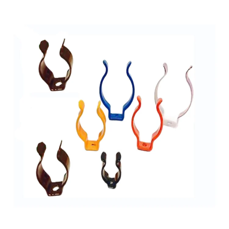 Customized Aluminium Metric & Inch Spring Clips with Electroplated Surface for Fuel and Wire Clamping