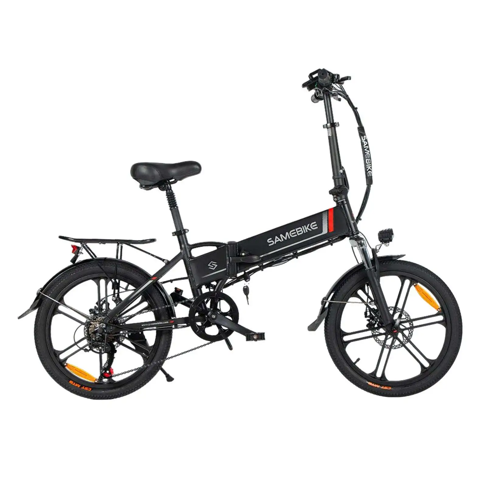 Mini-Elektrofahrrad aus Aluminiumlegierung 20LVXD30-II, faltbar, mit Hinterradnabenmotor, 7 Gängen, 36V/48V Lithium-Akku, 7 Gänge, Aluminiumlegierung