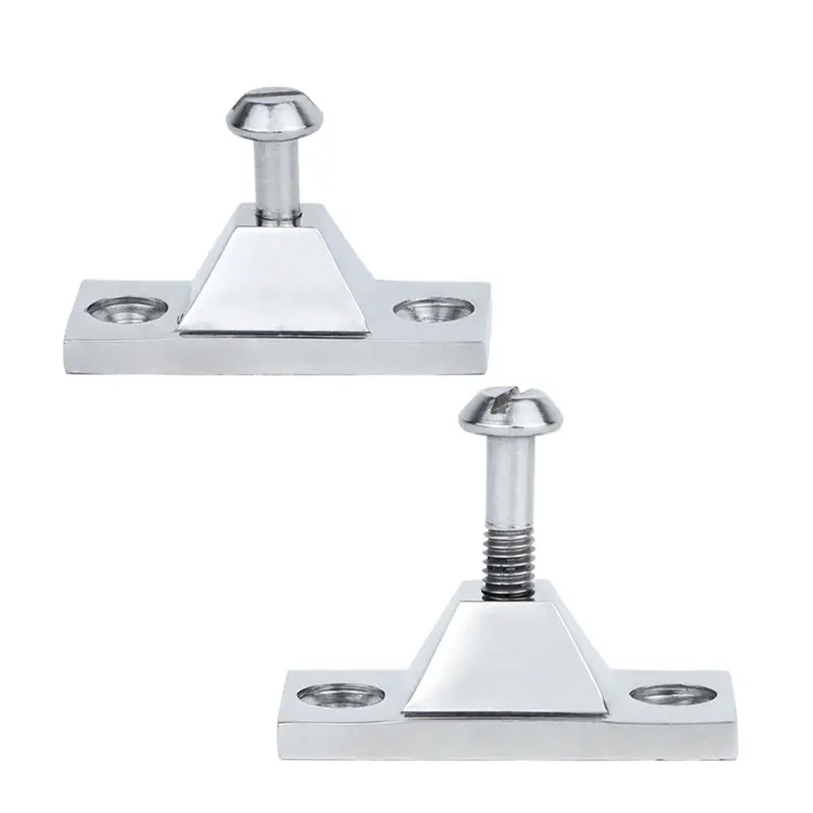 Base de Dobradiça de Convés Tipo Pirâmide em Aço Inoxidável Ferragens Marítimas