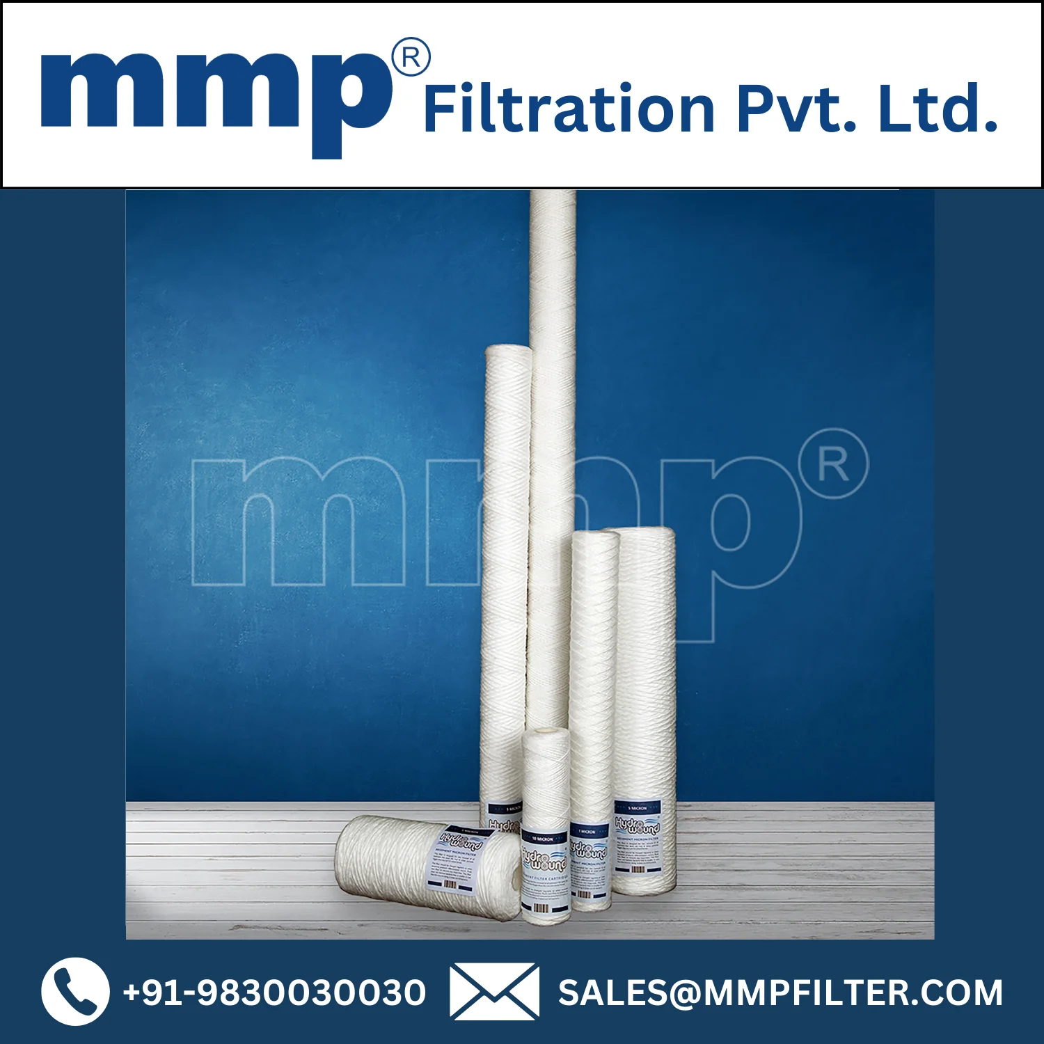 Super Sell 2023 String Wound Hydro Wound Filter Cartridges With Top