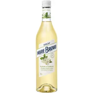 Marie Brizard 70cl Elderflower Syrup Floral French Cocktail & Beverage Mixer for Premium Cocktails
