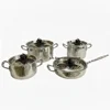 Stainless Steel with Antique Black Top