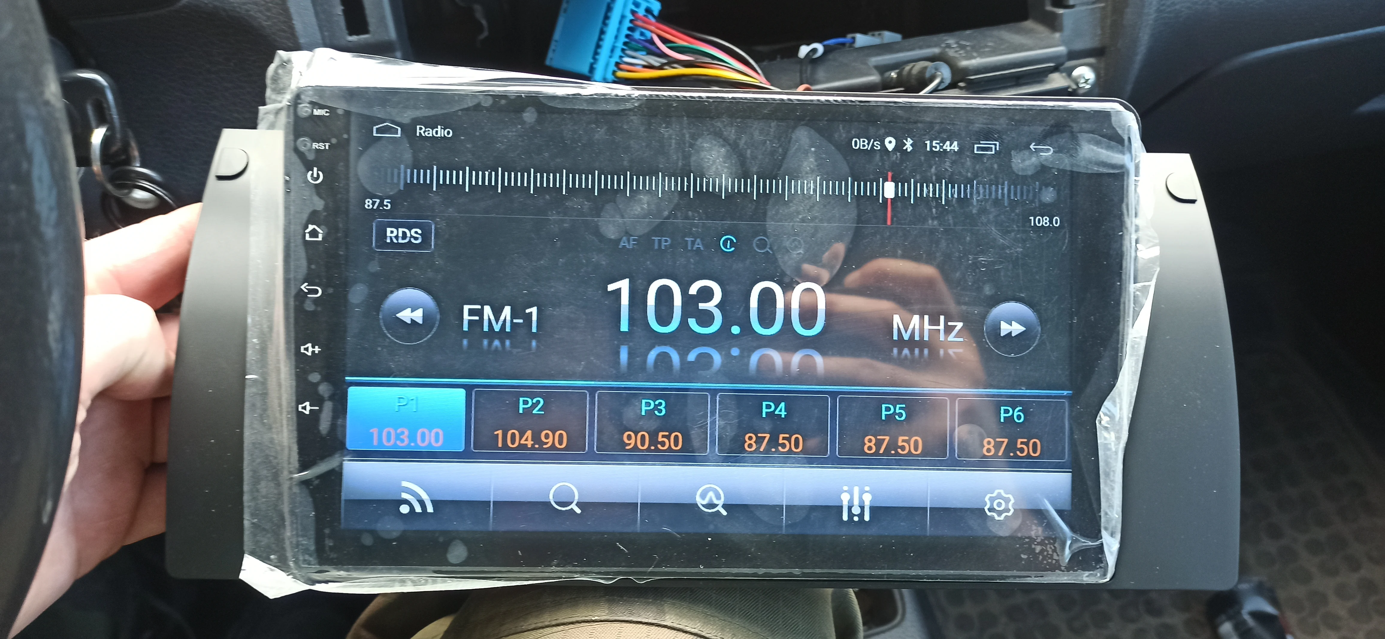 eu/ru stock) podofo 1 16/2 32 1 din android coche radio autoradio