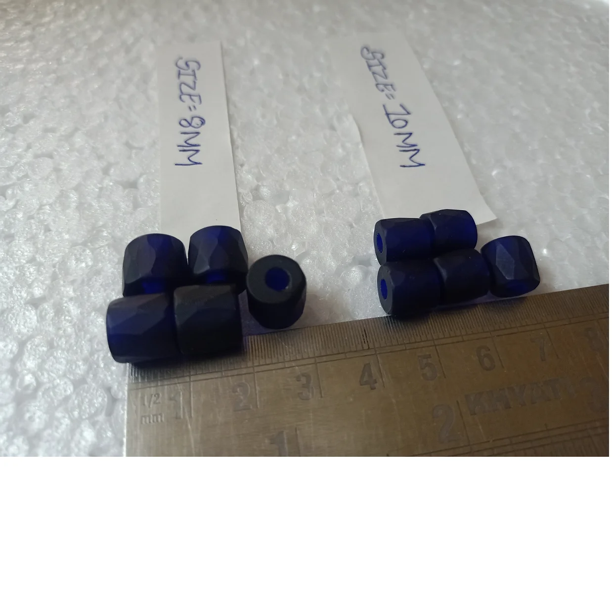 3mm 4mm 6mm 8mm 10mm Cubo Quadrato Sfaccettato Ceca Cristallo Di Vetro Sciolto Artigianato Perline Commercio All'ingrosso Lotto Per La Creazione Di - Foto 8