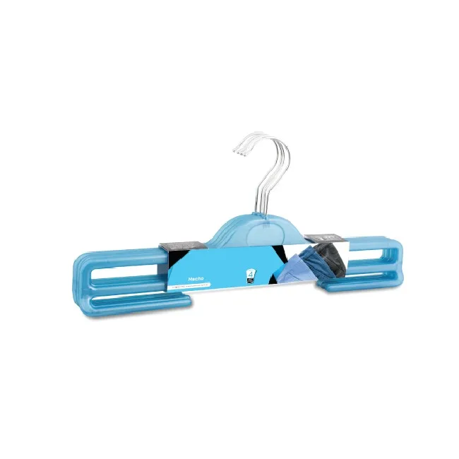 Beautiful Soild Plastic Closet Clothes Hangers Retail Transparent Clear