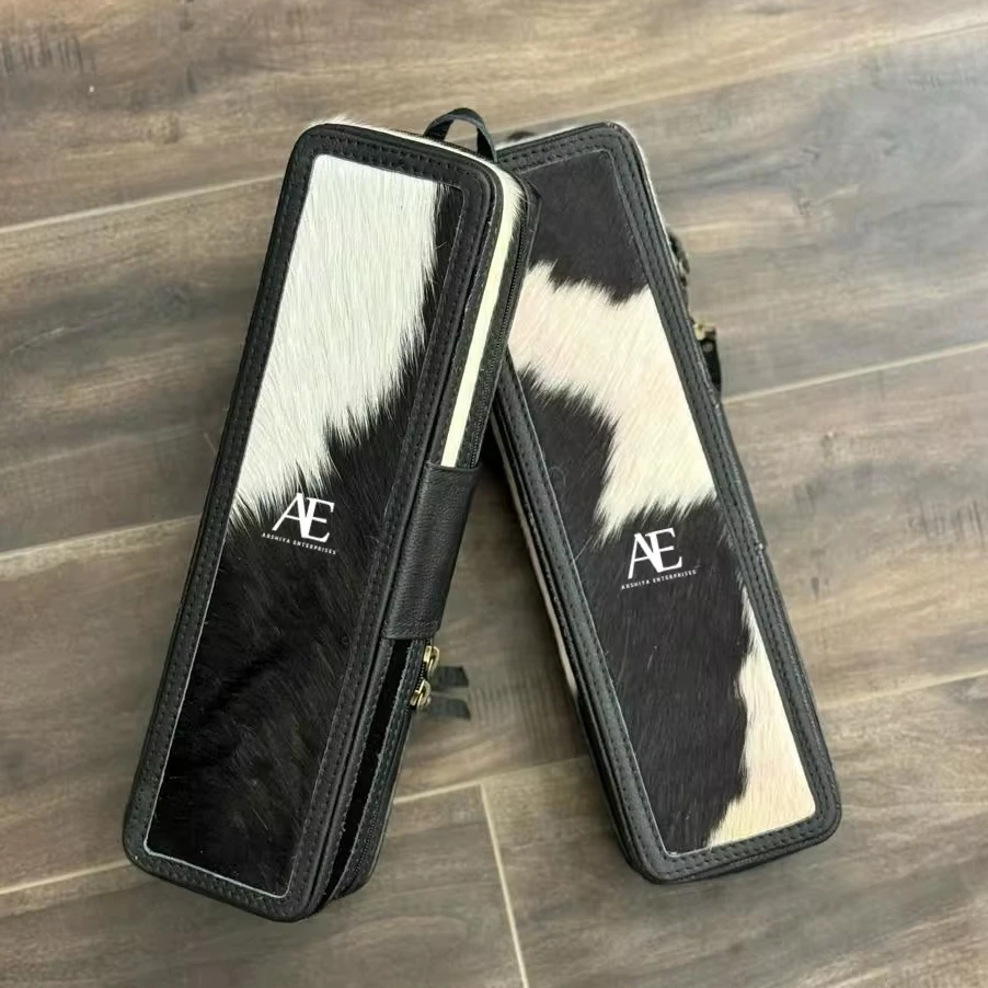 New Arrival Real Handmade Cowhide Leather Heat Resistant Curling Iron