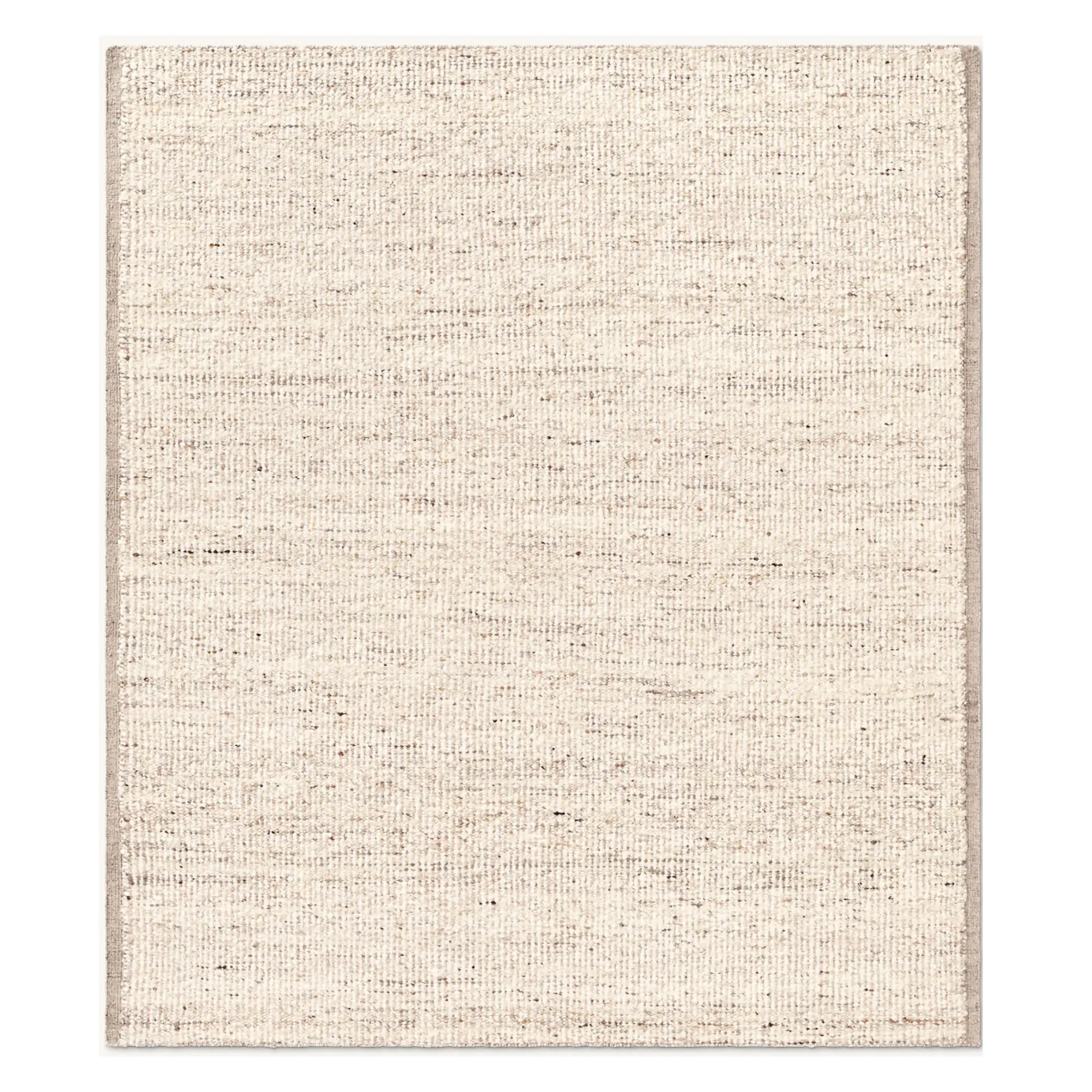 Top Selling Hand Knotted Rug Warm Ivory Color Wool Blend Modern Premium Soft Non-Slip Cushioned Pet Friendly Exercise Low Pile